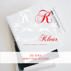 30 Day Writing Guide (Download)